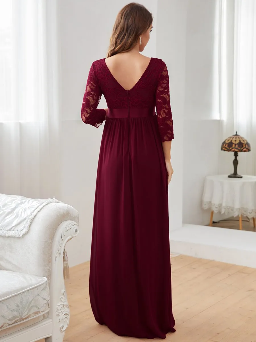 Simple and Elegant Wholesale Maternity Dress with A-line silhouette