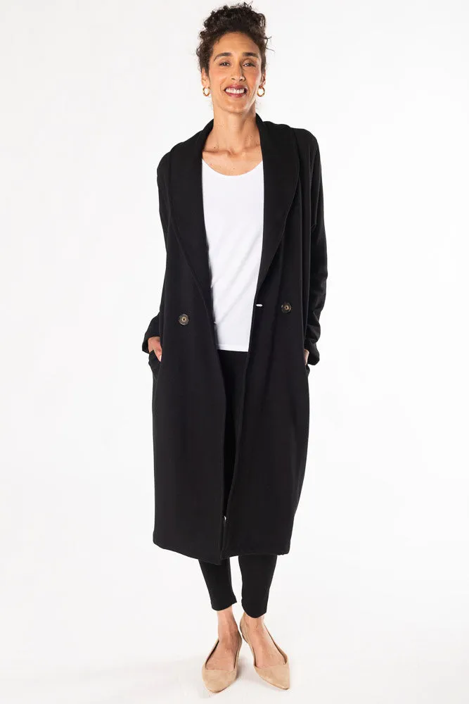 Sophie Bamboo Fleece Jacket - Black