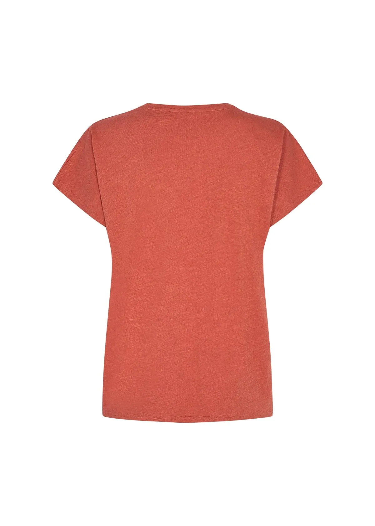 Soya Concept Cotton T Shirt Terracotta