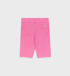 SRHWC Ribbed Biker Short - Cotton Candy