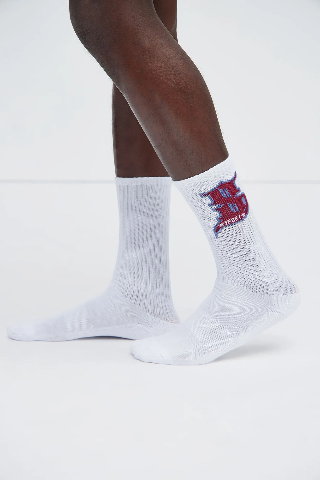 State Sports Socks 2 Pack - White/combo