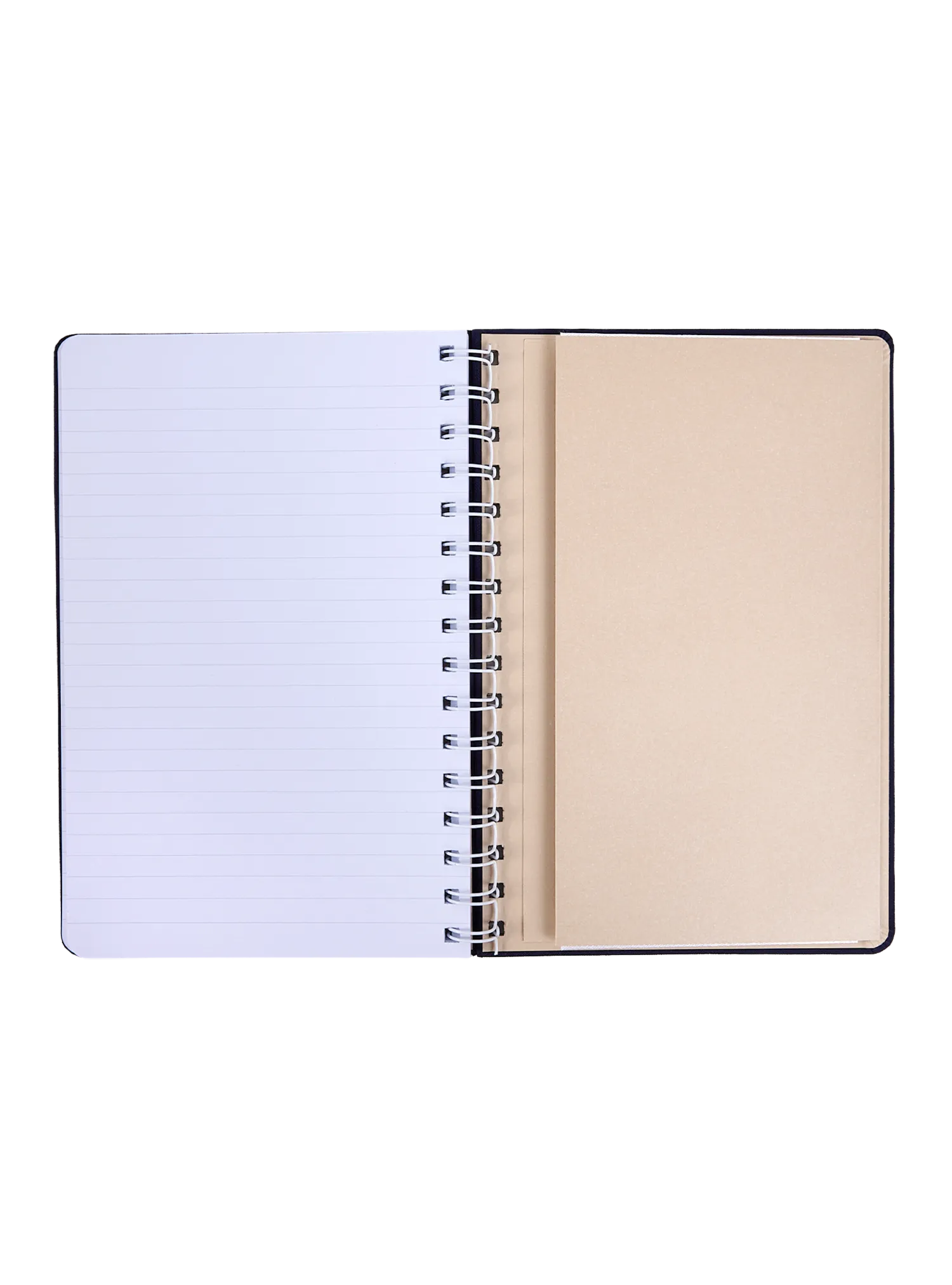 Steady Ring Bound A5 Lined and Blank Notebook