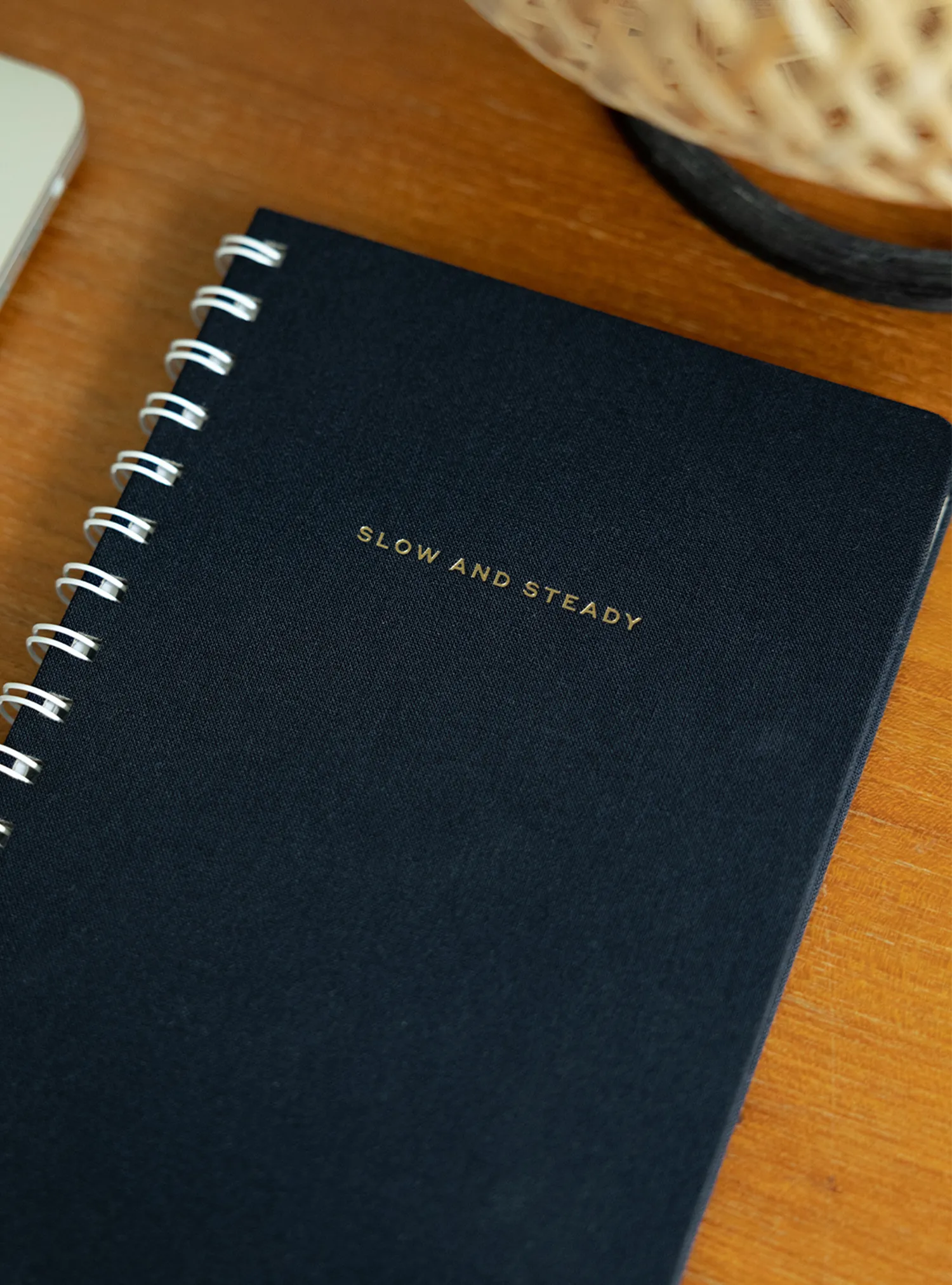 Steady Ring Bound A5 Lined and Blank Notebook