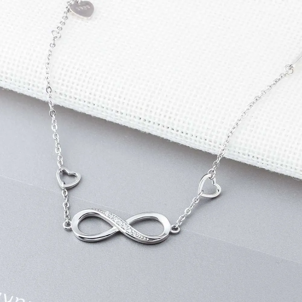 Sterling Silver Infinity Bracelet