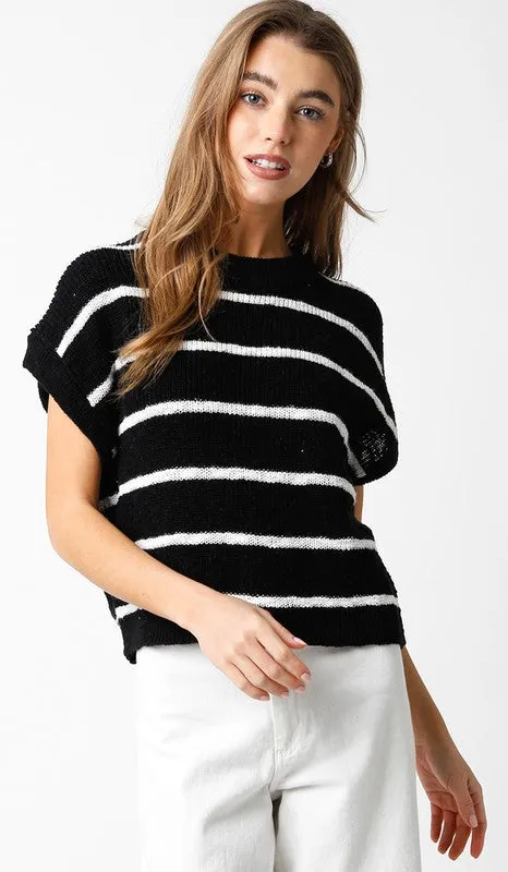 Striped Knit Top