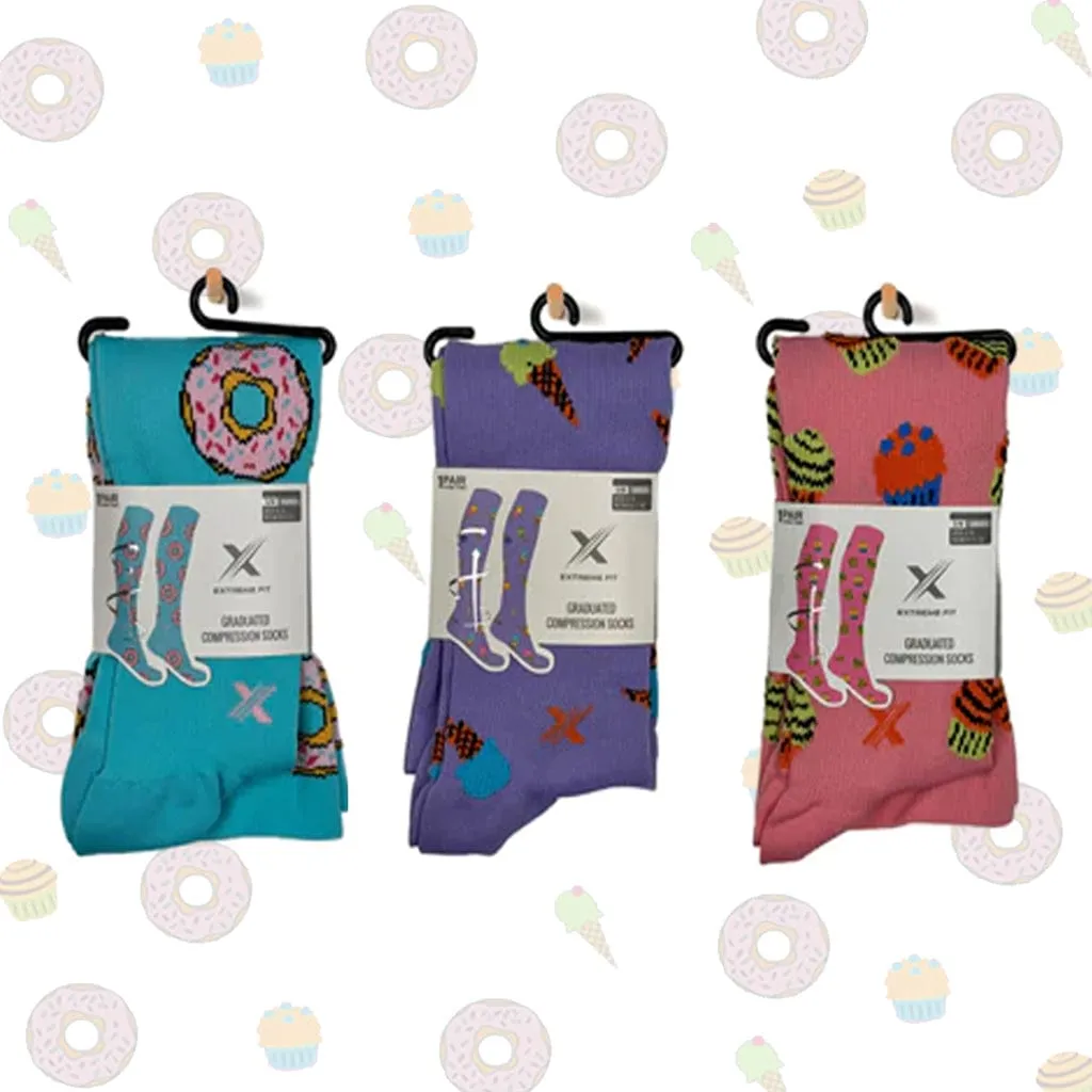 Sweet Tooth Compression Socks (3-Pairs)