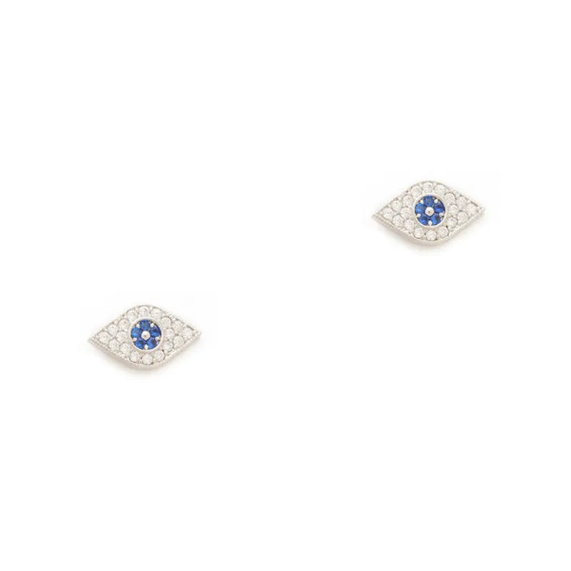 TAI RITTICHAI | Evil Eye Earrings - Silver