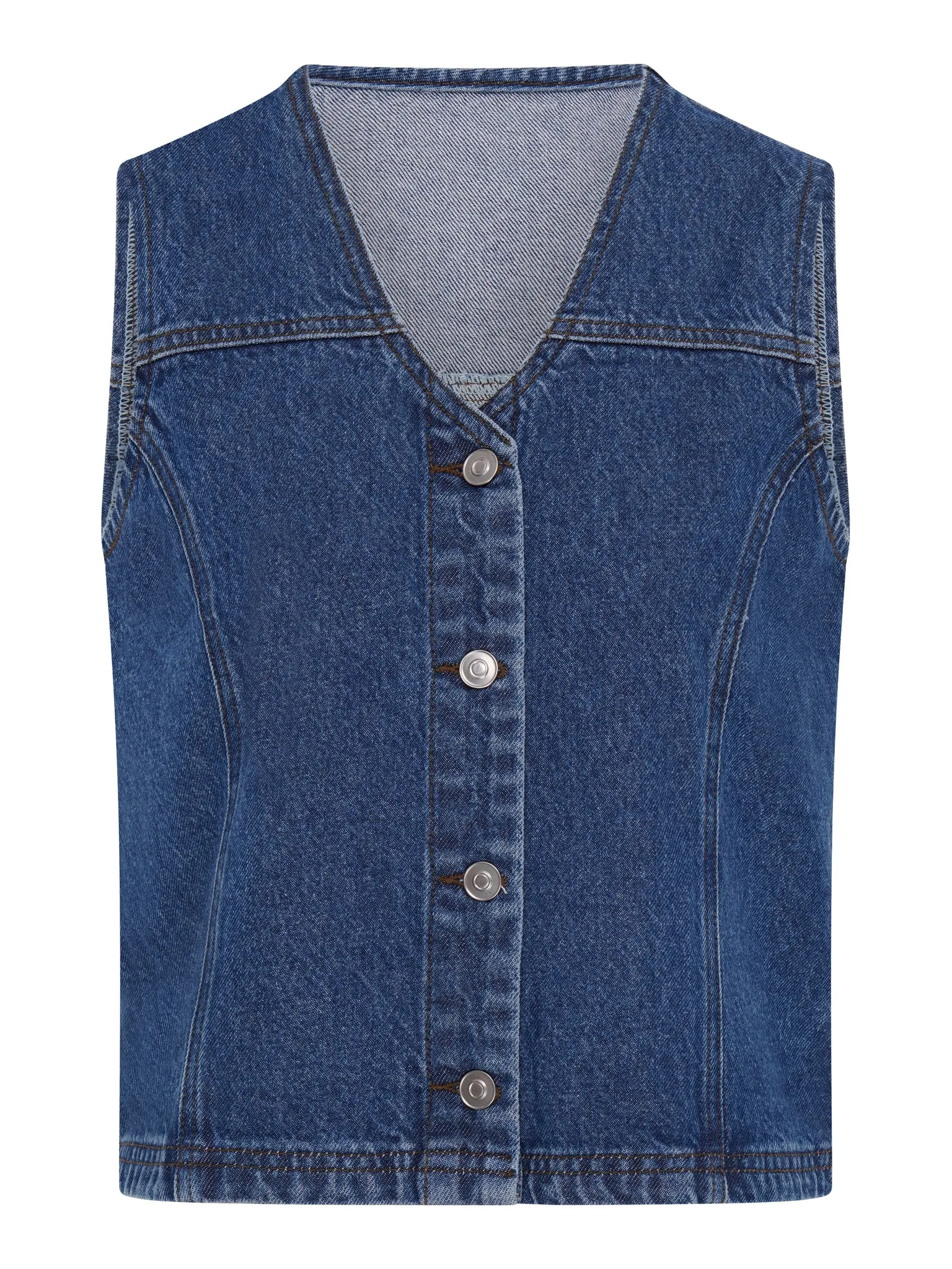 Talena Denim Waistcoat