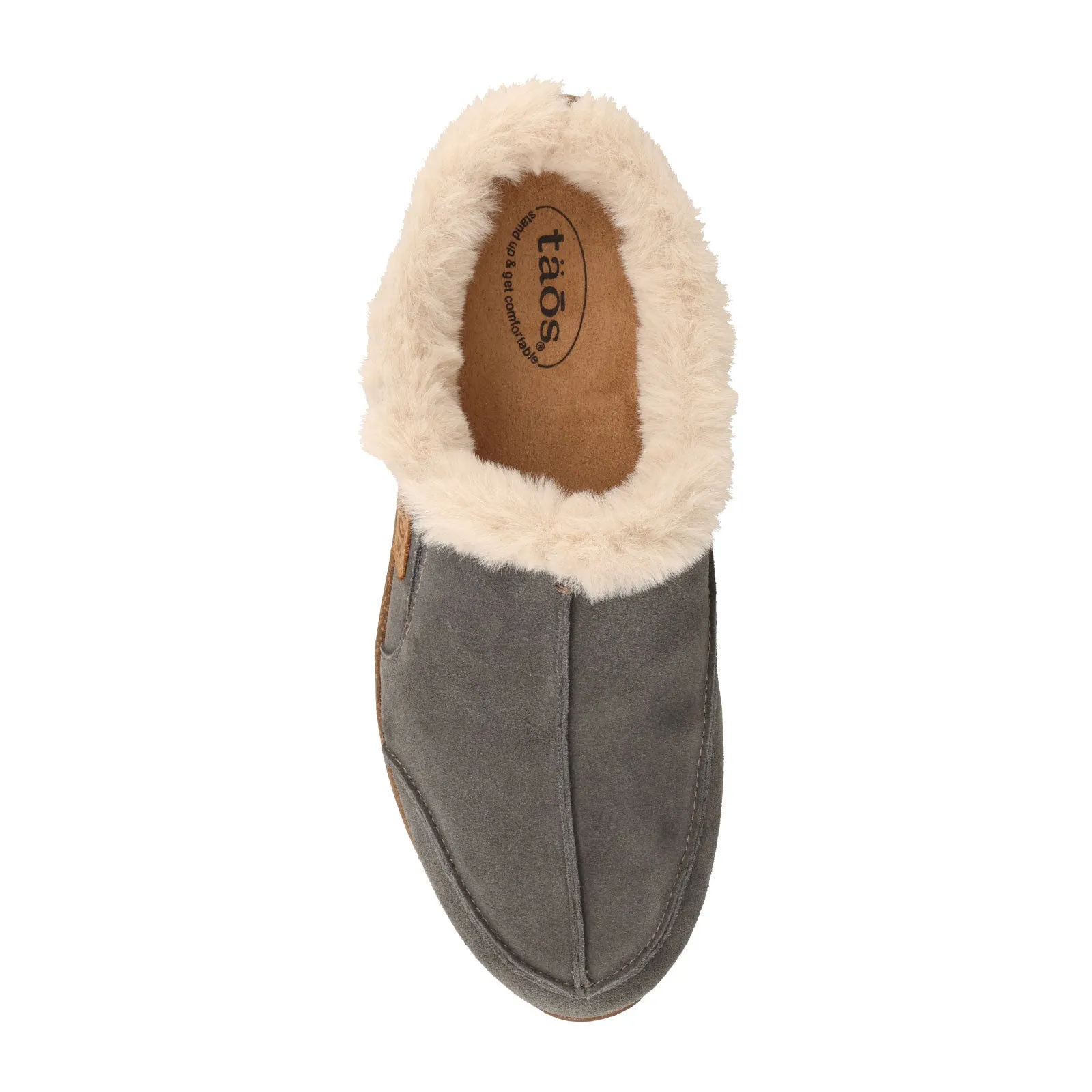 Taos Future Clog (Women) - Dark Grey Suede