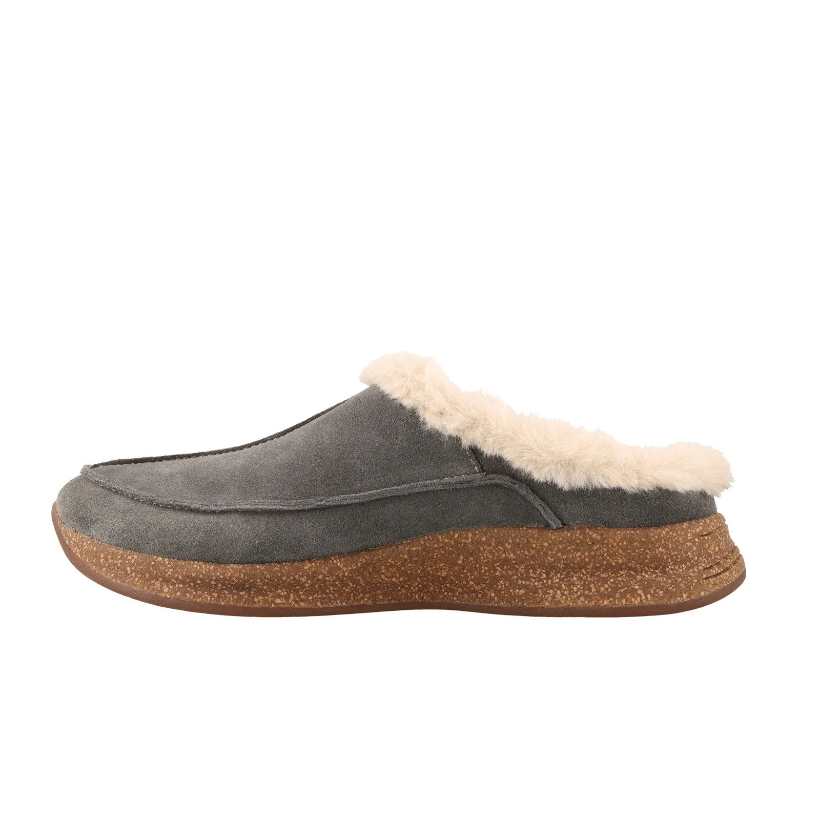 Taos Future Clog (Women) - Dark Grey Suede