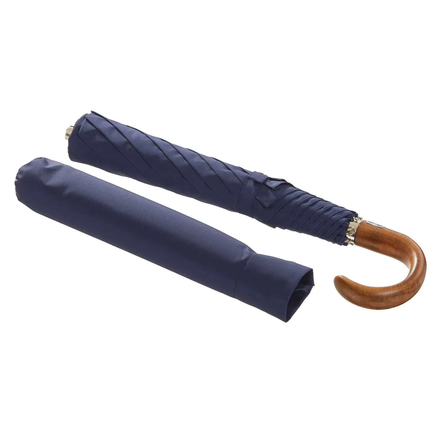 Telescopic Navy Blue Umbrella