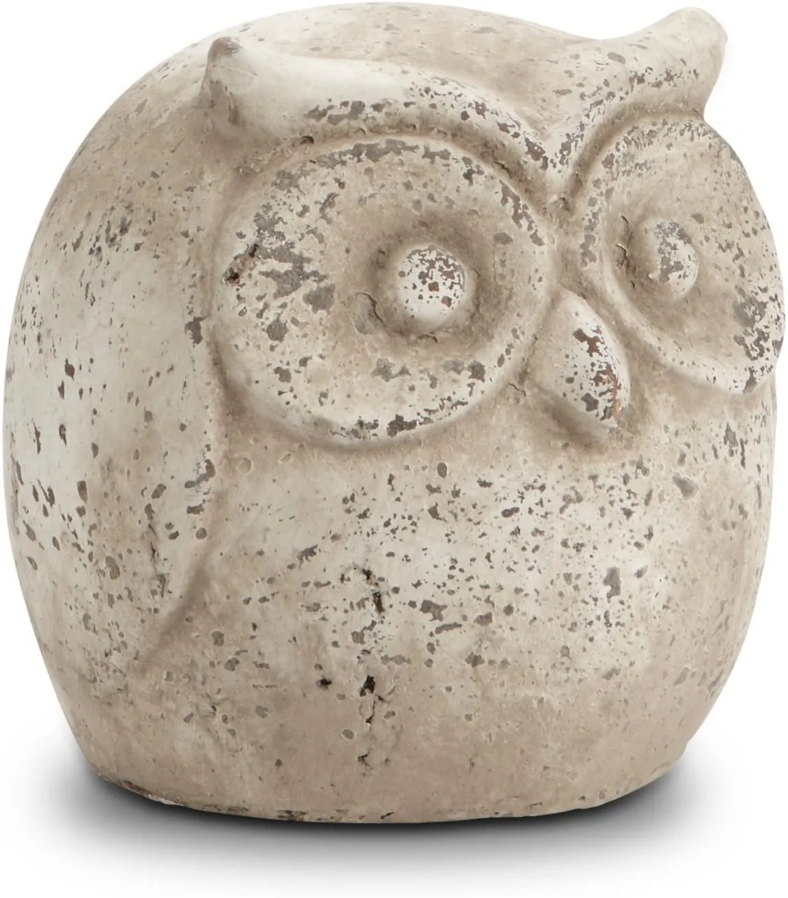 Terracotta Rustic Owl Garden Statue