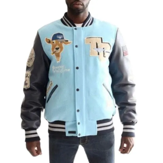 Top Gun The Goat Varsity Jacket (Blue/Navy) TGJ2349