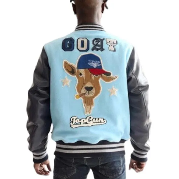 Top Gun The Goat Varsity Jacket (Blue/Navy) TGJ2349