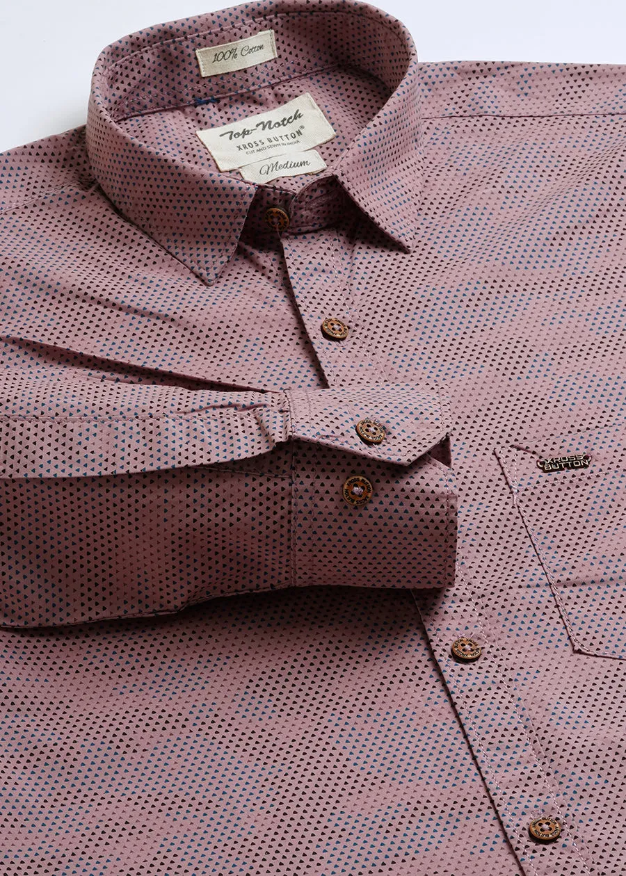 Triangle Wine Mens Shirt