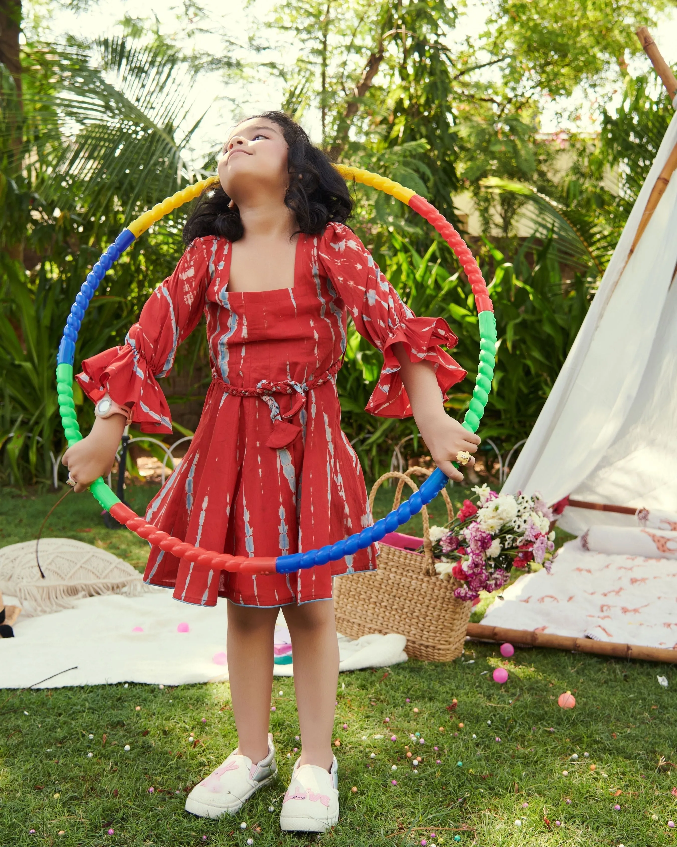 Trinket Tie & Dye Cotton Dress