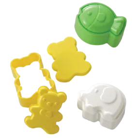 Trio Animal Rice Mould Set