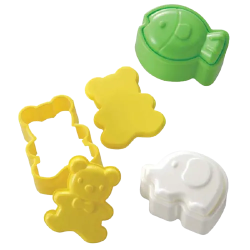 Trio Animal Rice Mould Set