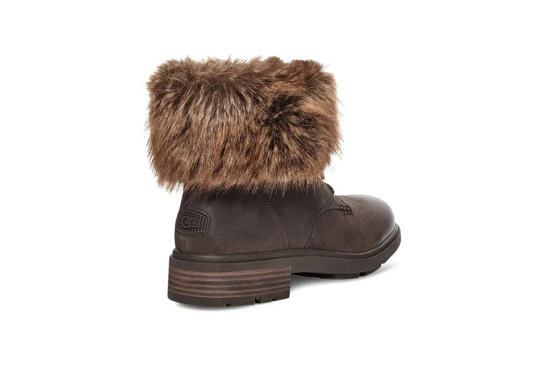 UGG Harrison Lace Tipped Women | Stout Leather (1123289)