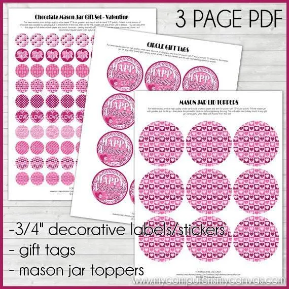 Valentine's Day KISS PRINTABLES