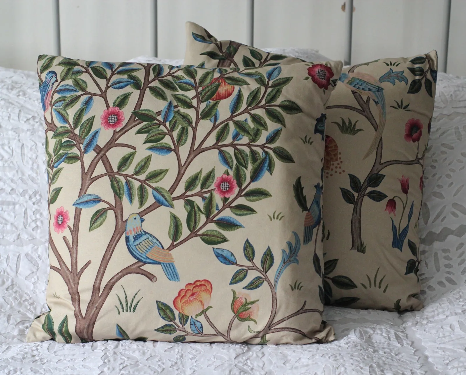 William Morris Cushion - Kelmscott Tree