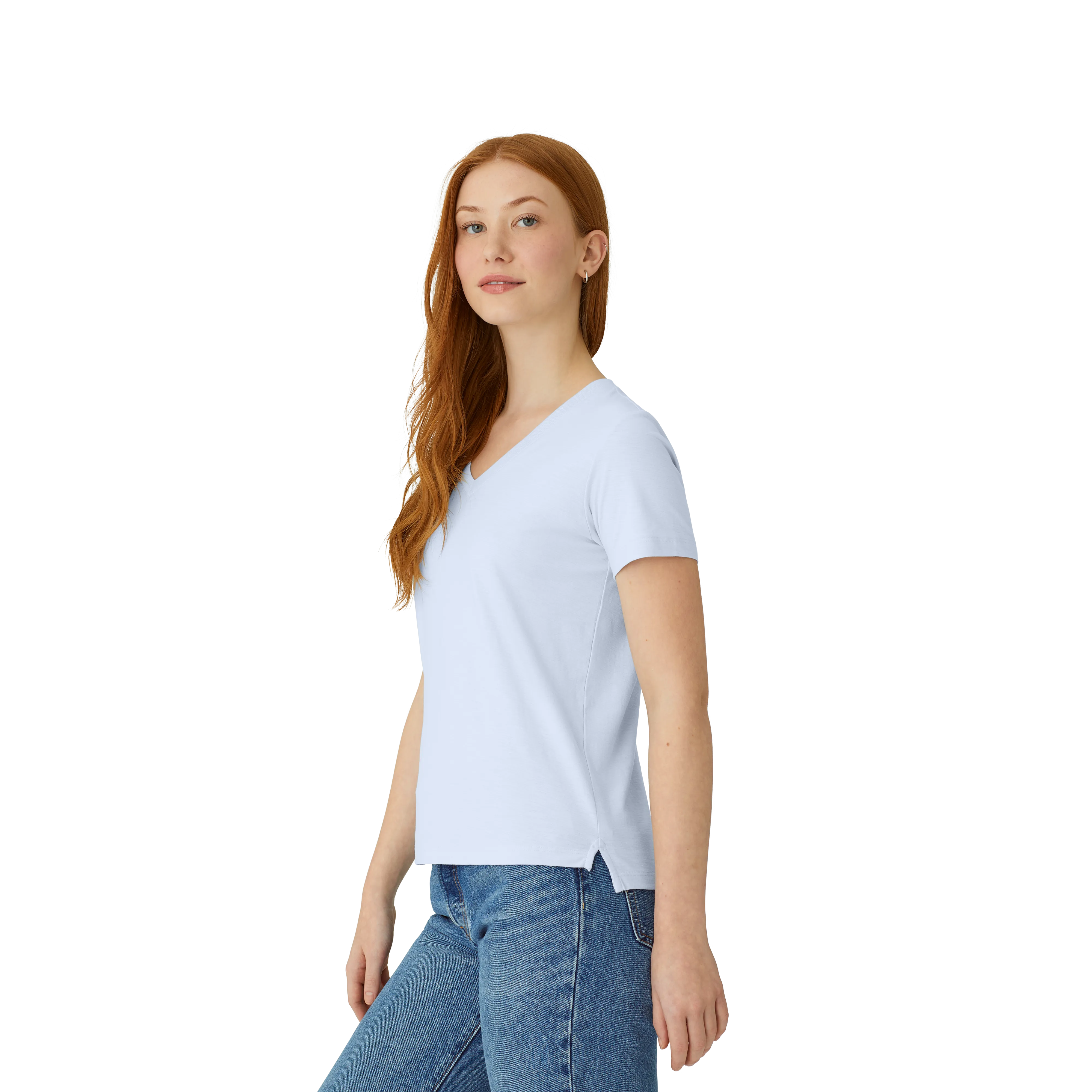 Women's Air Slub V-Neck T-Shirt 3-Pack