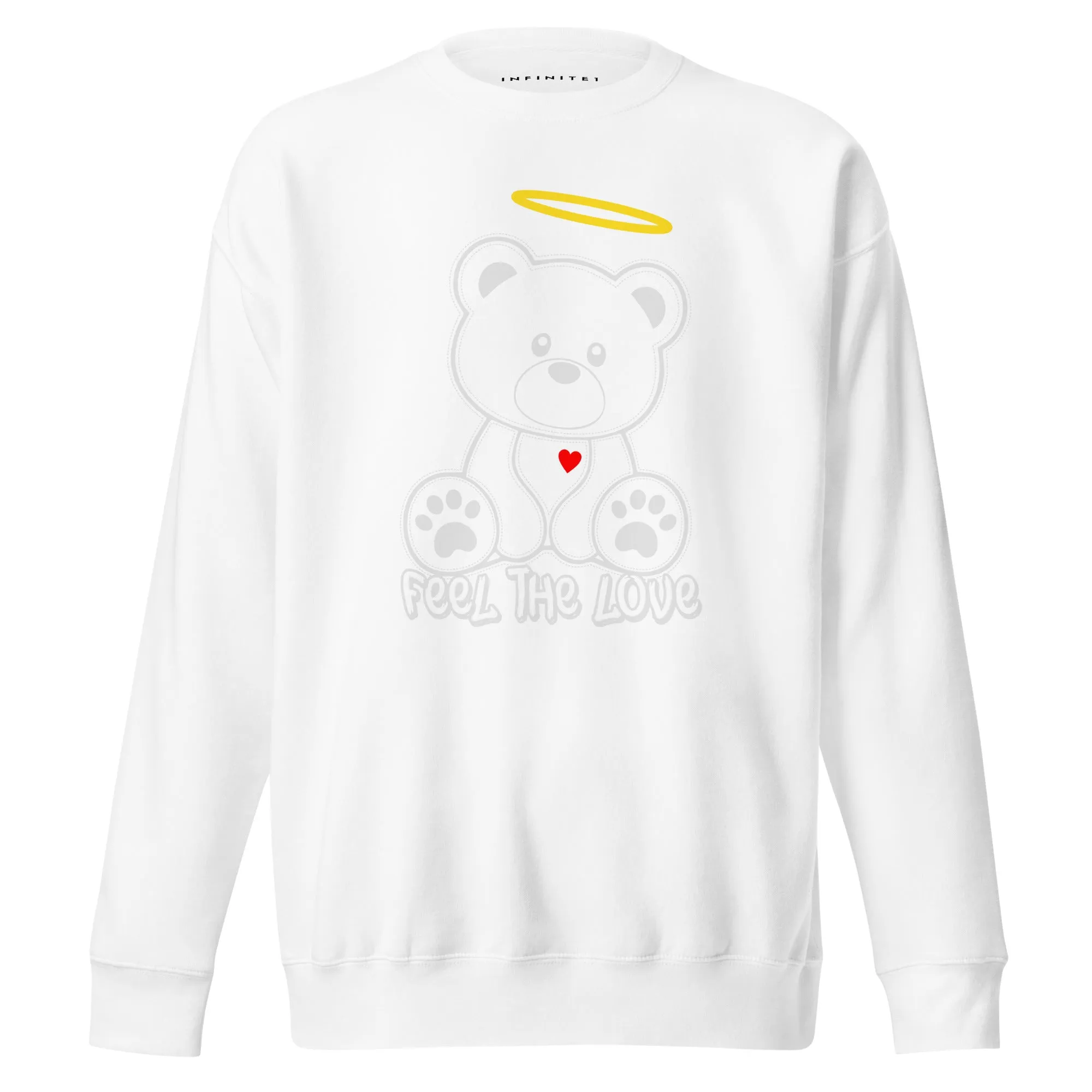 Women's Angel Bear And Slogan Graphic Sweatshirt