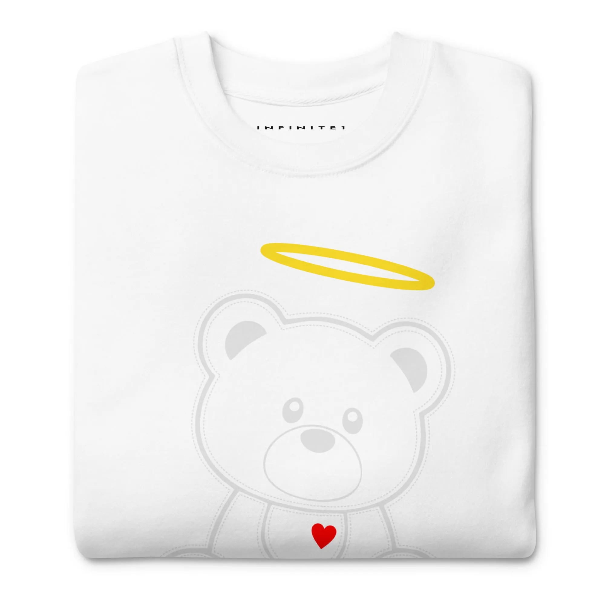 Women's Angel Bear And Slogan Graphic Sweatshirt