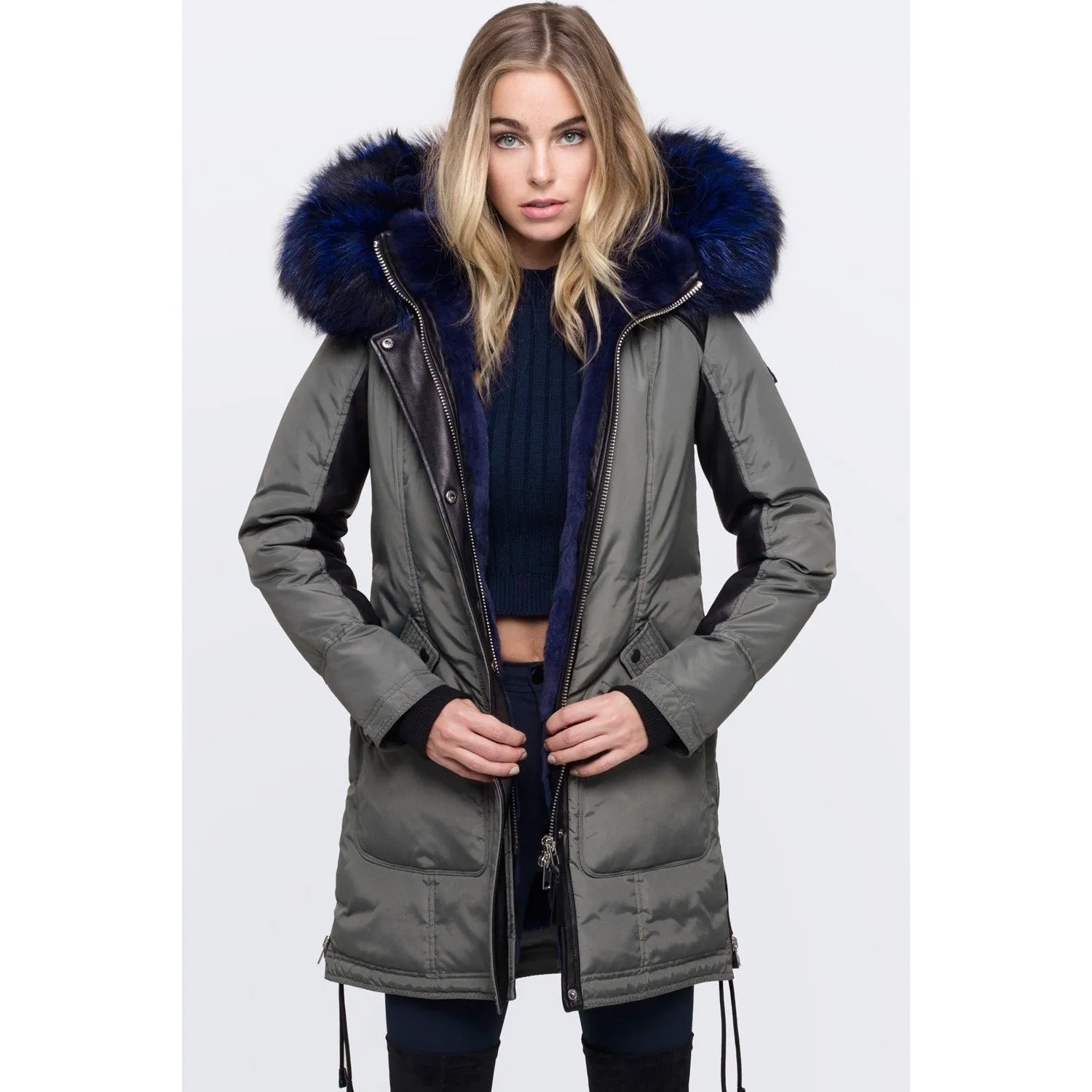 Women's Nicole Benisti Chelsea Coat - Military/Blue