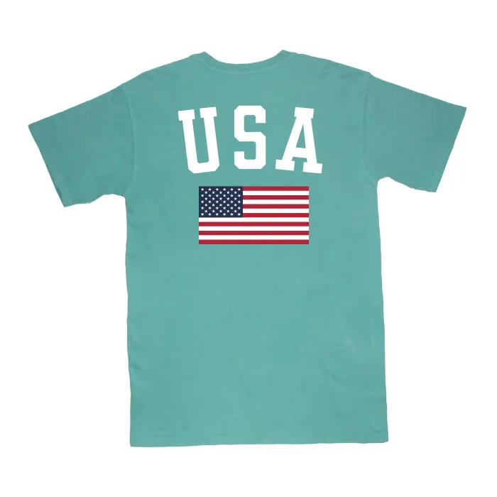 YOUTH USA Flag Short Sleeve Tee