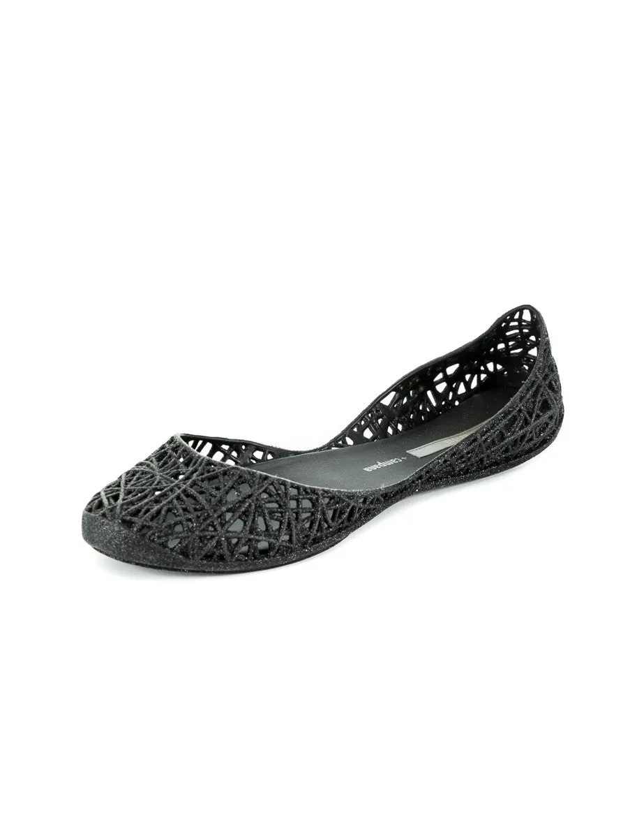 Zig Zag Glitter Ballet Flat